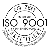 Siegel ISO 9001 Zertifizierung